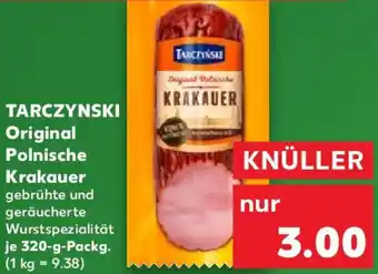 Kaufland TARCZYNSKI Original Polnische Krakauer Angebot