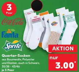 Kaufland Quarter-Socken Angebot
