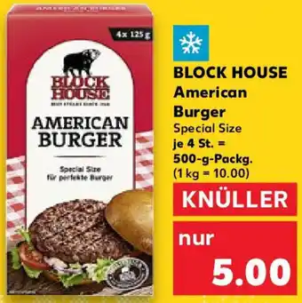 Kaufland BLOCK HOUSE American Burger Angebot