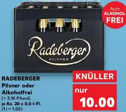 Kaufland RADEBERGER Pilsner oder Alkoholfrei Angebot