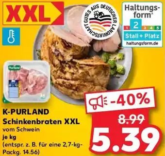 Kaufland K-PURLAND Schinkenbraten XXL Angebot