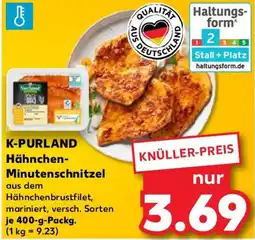Kaufland K-PURLAND Hähnchen Minutenschnitzel Angebot