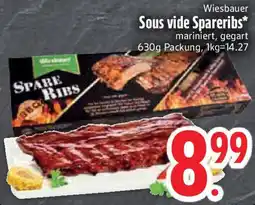 Edeka Wiesbauer Sous vide Spareribs Angebot