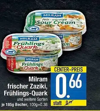 E-Center Milram Frischer Zaziki, Frühlings-quark Angebot