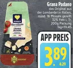 Edeka Edeka Herzstücke Grana Padano Angebot