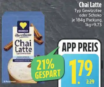 Edeka Edeka Herzstücke Chai Latte Angebot