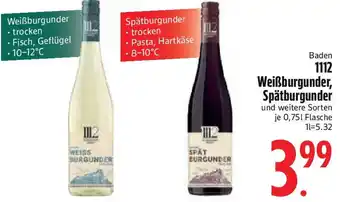 Edeka Baden 1112 Weißburgunder, Spätburgunder Angebot
