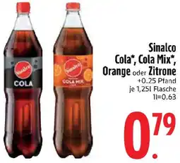Edeka Sinalco Cola, Cola Mix, Orange oder Zitrone Angebot