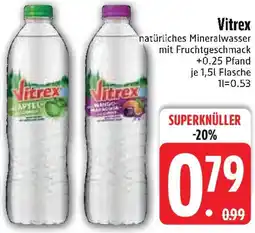 Edeka Vitrex natürliches Mineralwasser Angebot