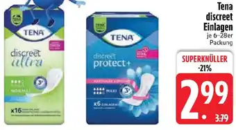 Edeka Tena discreet Einlagen Angebot