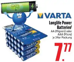 Edeka VARTA Longlife Power Batterien Angebot