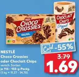 Kaufland NESTLÉ Choco Crossies oder Choclait Chips Angebot