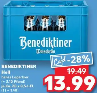 Kaufland BENEDIKTINER Hell Angebot