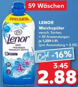 Kaufland LENOR Weichspüler Angebot