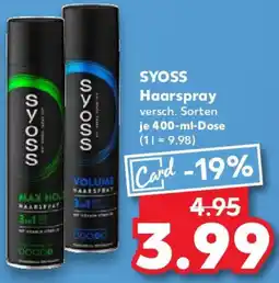 Kaufland SYOSS Haarspray Angebot