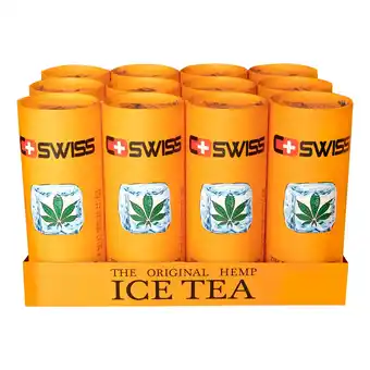 Netto Marken-Discount C Swiss Cannabis Ice Tea 0,25 Liter, 12er Pack Angebot