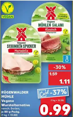Kaufland RÜGENWALDER MÜHLE Vegane Wurstalternative Angebot