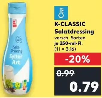 Kaufland K-CLASSIC Salatdressing Angebot