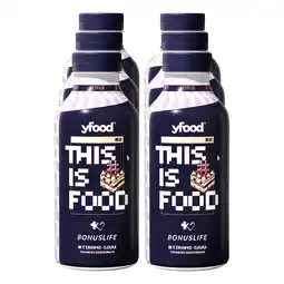 Netto Marken-Discount YFood Bonuslife Netflix Trinkmahlzeit Tiramisu 500 ml, 6er Pack Angebot