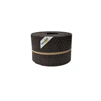 Netto Marken-Discount zaun zu Sichtschutz Rattan für Doppelstabmatten UV-beständig Schwarzbraun 10x 2,55m Angebot