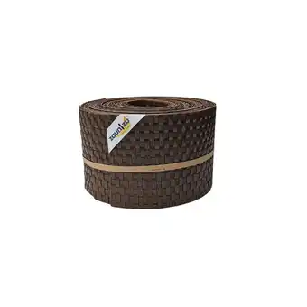 Netto Marken-Discount zaun zu Sichtschutz Rattan für Doppelstabmatten UV-beständig Braun 10x 2,55m Angebot