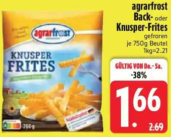 Edeka agrarfrost Back- oder Knusper-Frites Angebot