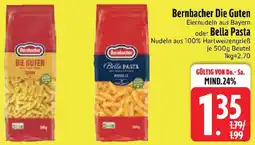Edeka Bernbacher Die Guten oder Bella Pasta Angebot