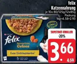 Edeka felix Katzennahrung Angebot