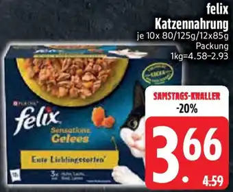 Edeka felix Katzennahrung Angebot