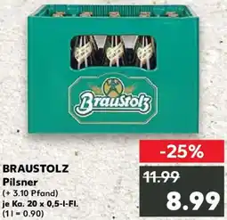 Kaufland BRAUSTOLZ Pilsner Angebot