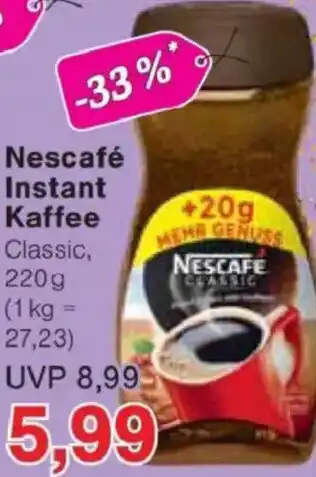 Jawoll Nescafé Instant Kaffee Angebot