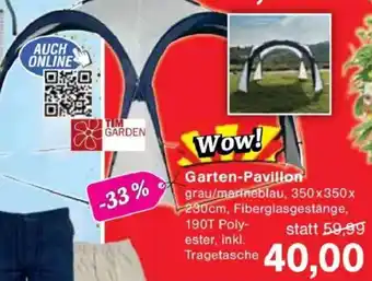 Jawoll TIM GARDEN Garten-Pavillon Angebot