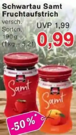 Jawoll Schwartau Samt Fruchtaufstrich Angebot