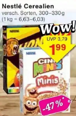 Jawoll Nestlé Cerealien Angebot