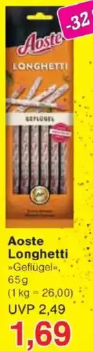 Jawoll Aoste Longhetti Angebot