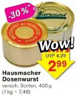 Jawoll Hausmacher Dosenwurst Angebot