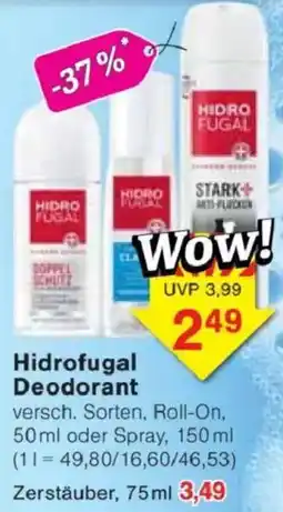 Jawoll Hidrofugal Deodorant Angebot