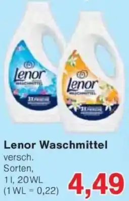 Jawoll Lenor Waschmittel Angebot