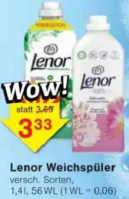 Jawoll Lenor Weichspüler Angebot