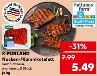 Kaufland K-PURLAND Nacken-/Kammkotelett Angebot