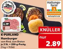 Kaufland K-PURLAND Hamburger Angebot