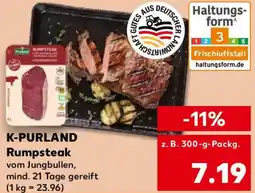 Kaufland K-PURLAND Rumpsteak Angebot