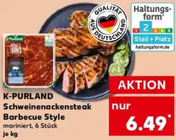 Kaufland K-PURLAND Schweinenackensteak Barbecue Style Angebot