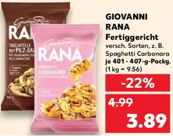 Kaufland GIOVANNI RANA Fertiggericht Angebot