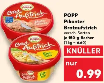 Kaufland POPP Pikanter Brotaufstrich Angebot