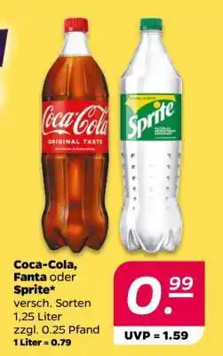 NETTO Coca-Cola, Fanta oder Sprite Angebot