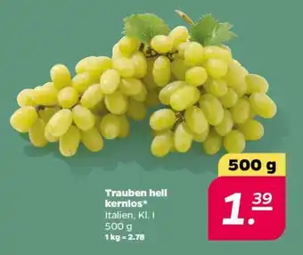 NETTO Trauben hell kernlos Angebot