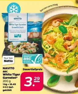 NETTO NAVITO ASC White Tiger Garnelen Angebot