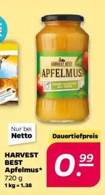 NETTO HARVEST BEST Apfelmus Angebot