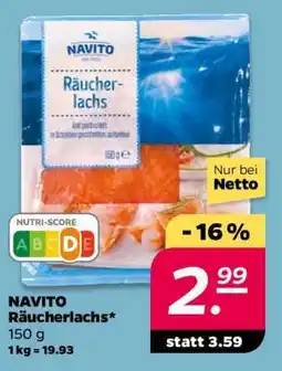 NETTO NAVITO Räucherlachs Angebot